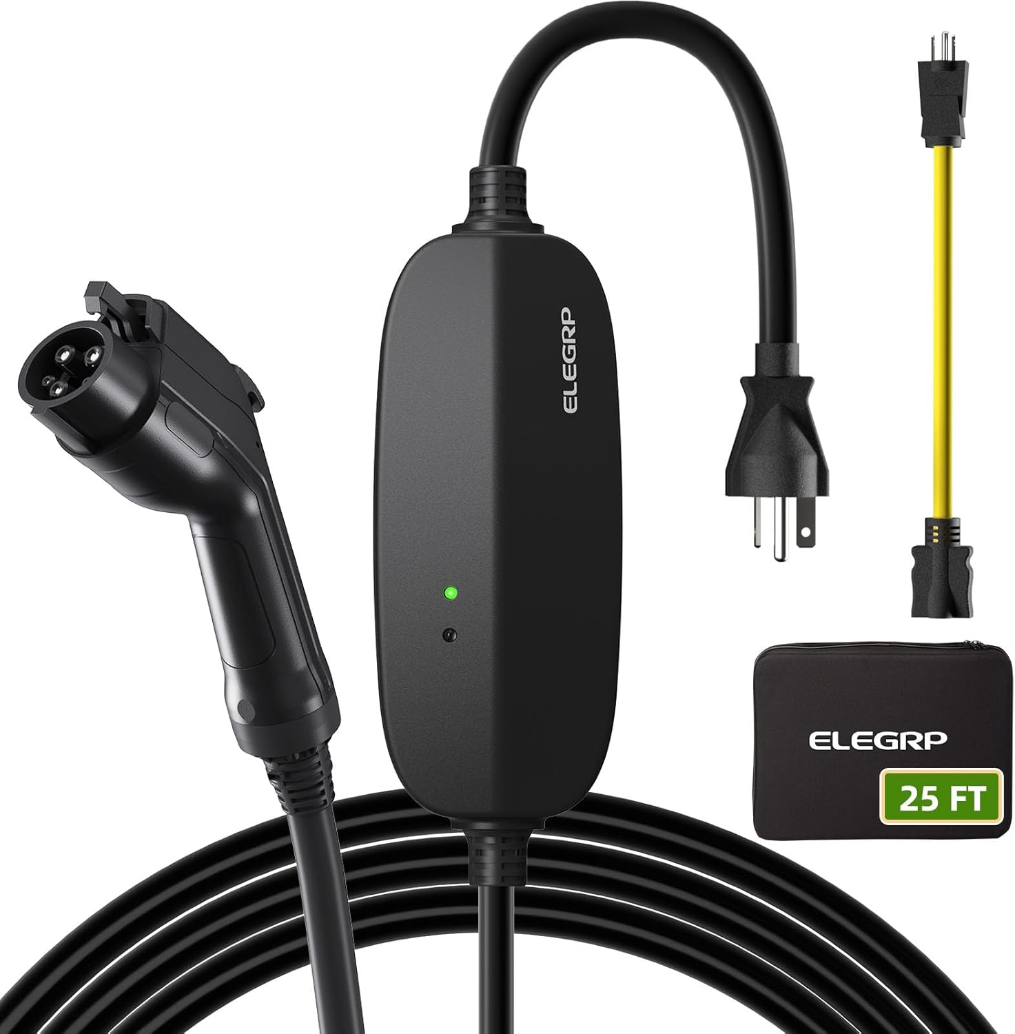 Portable Ev Charger - ELEGRP J1772 AC Hızlı EV Araç