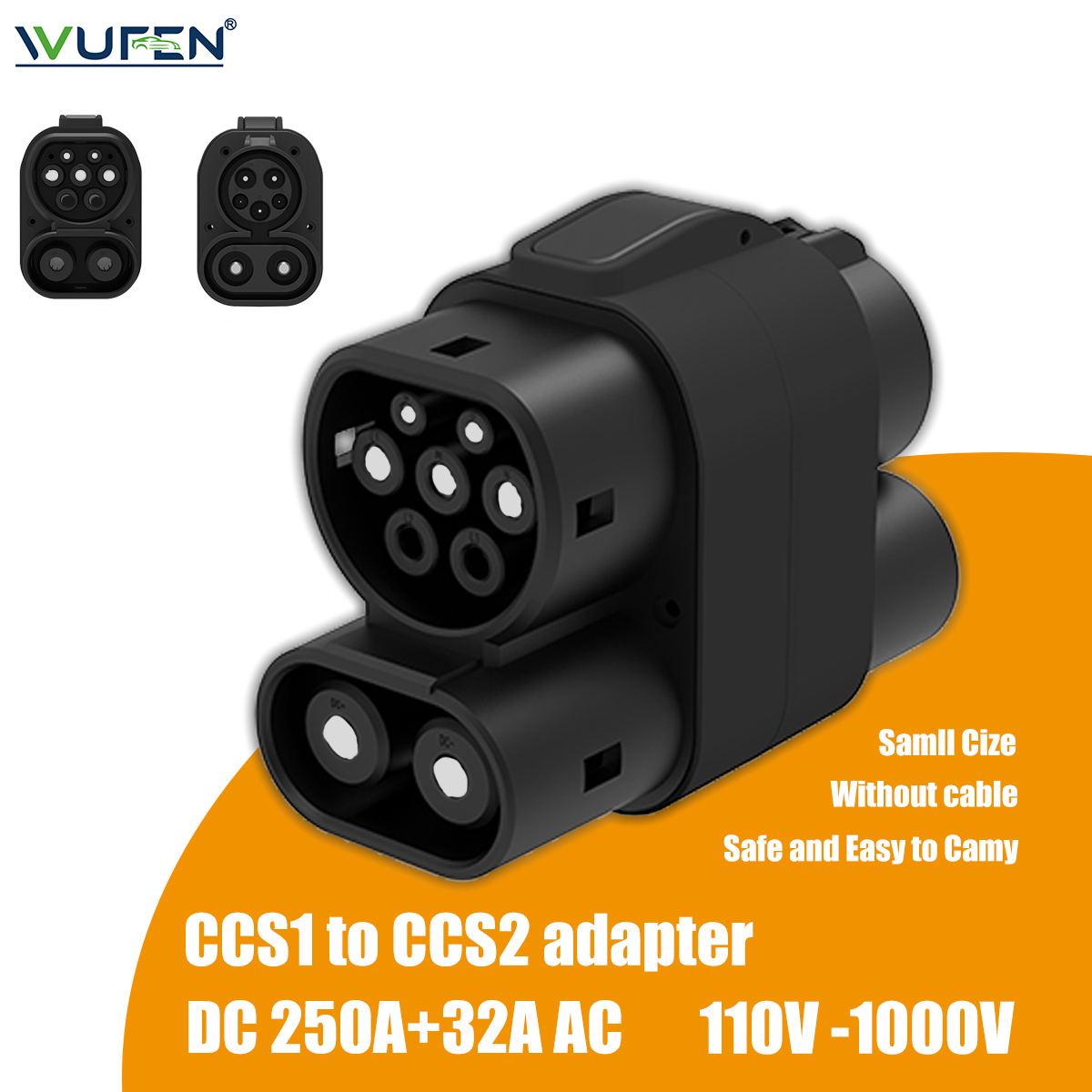 Ccs2 To Ccs1 Fast Charge Adapter 250Kw - WUFEN 250A+32A CCS1 Şarj Cihazı -