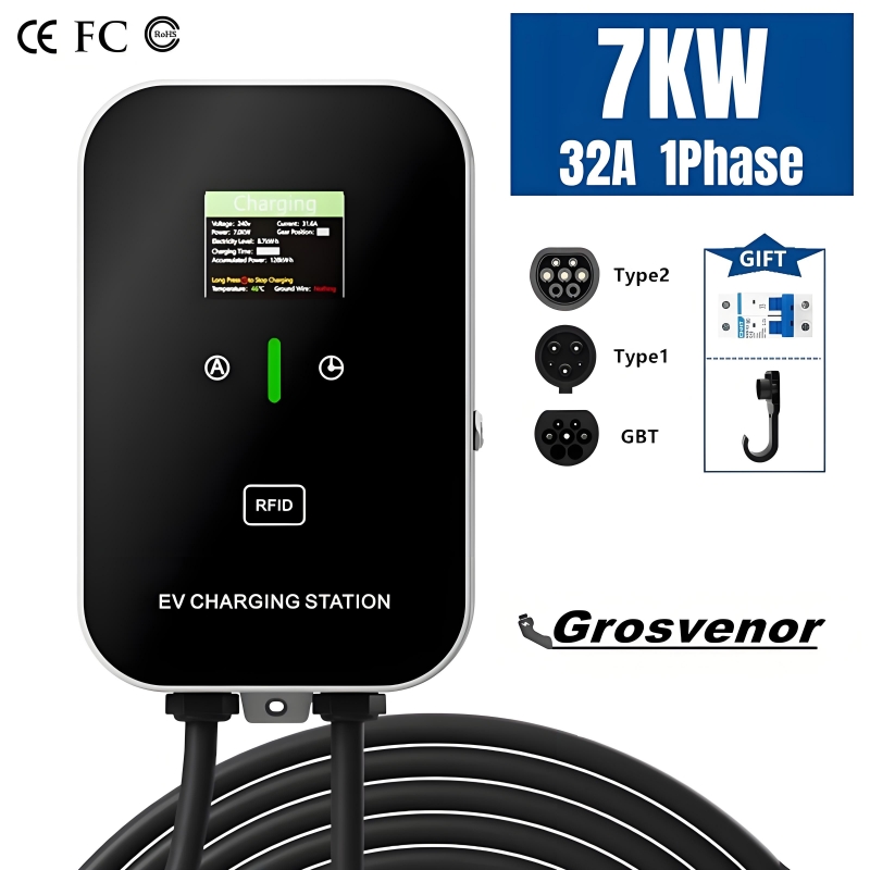 Wallbox Ev - Yeni 7KW Tip2 Elektrikli Araç Şarj