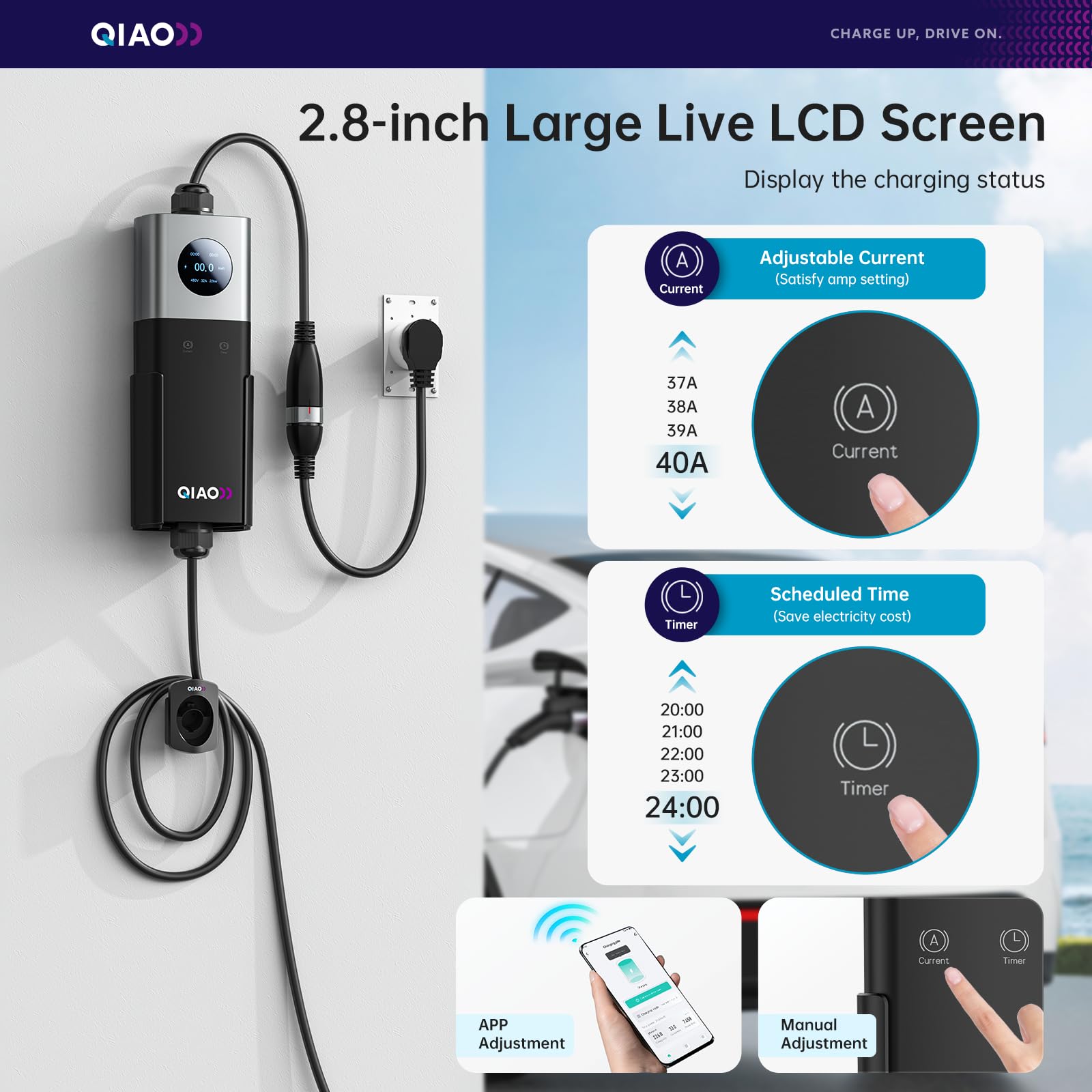 QIAO Seviye 2 Elektrikli Araç  - Ev Charger Adapter incelemesi ve fiyatı