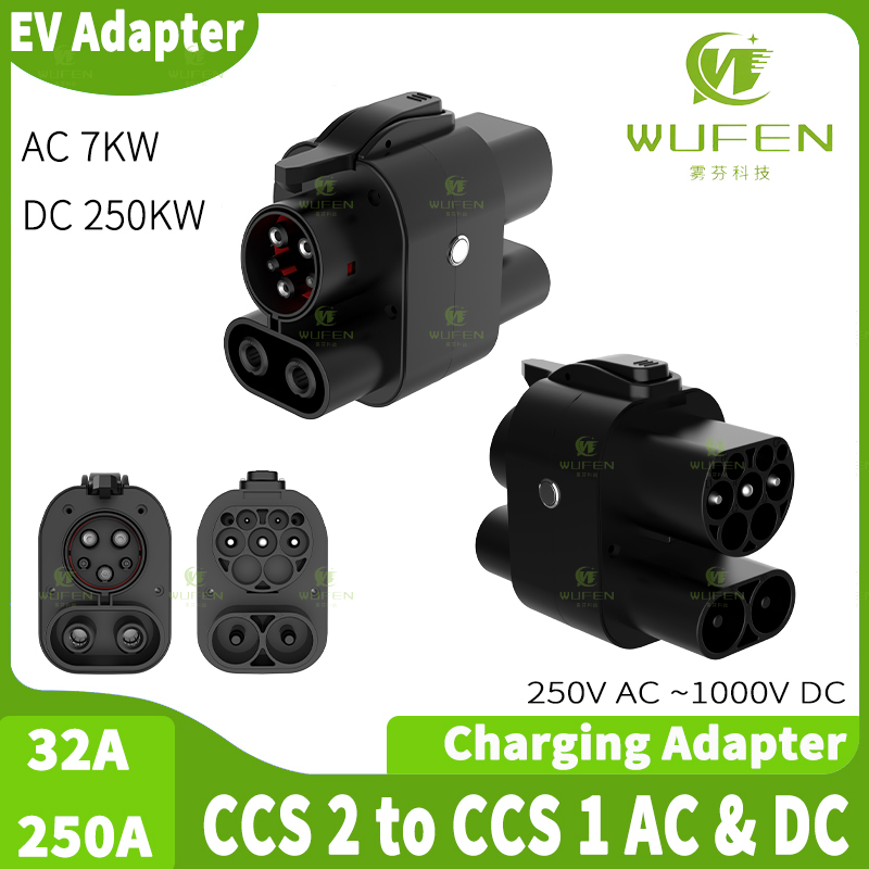 WUFEN AC & DC CCS2 CCS1 DC EV  - Ccs2 To Ccs1 Fast Charge Adapter 250Kw incelemesi ve fiyatı