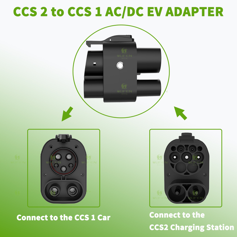 WUFEN AC & DC CCS2 CCS1 DC EV  - Ccs2 To Ccs1 Fast Charge Adapter 250Kw incelemesi ve fiyatı