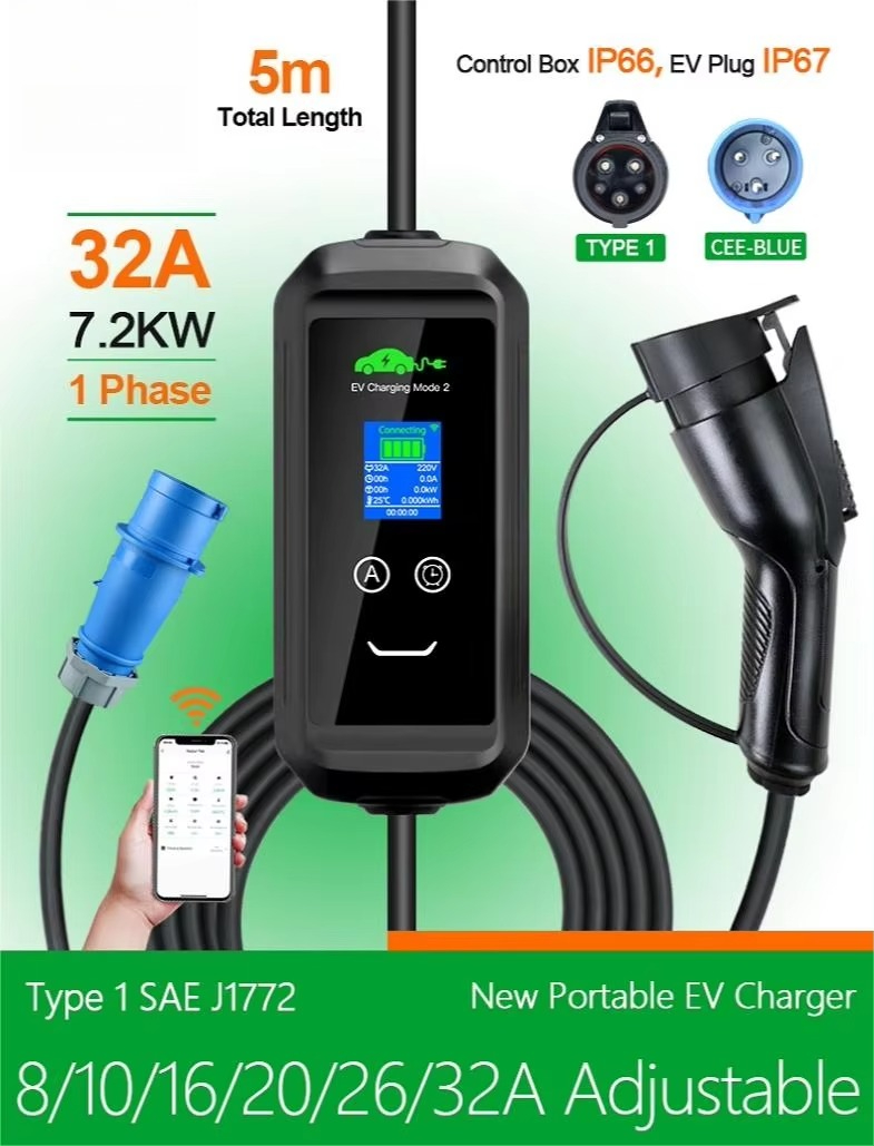 Özel ABD AC Taşınabilir EV Şar - Portable Ev Charger incelemesi ve fiyatı