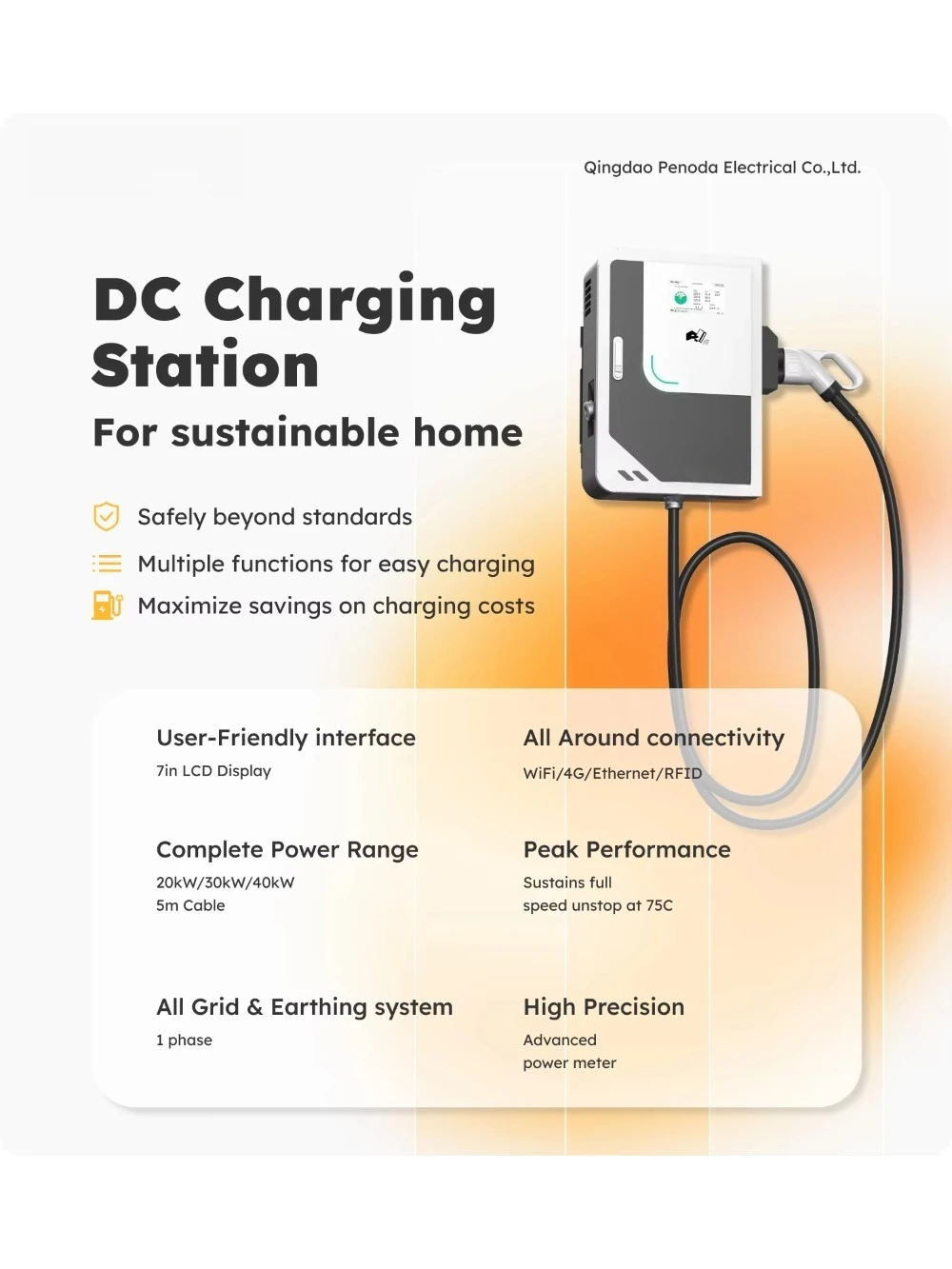 Yüksek Performanslı Evse 30kw  - Ev Charging Pile incelemesi ve fiyatı