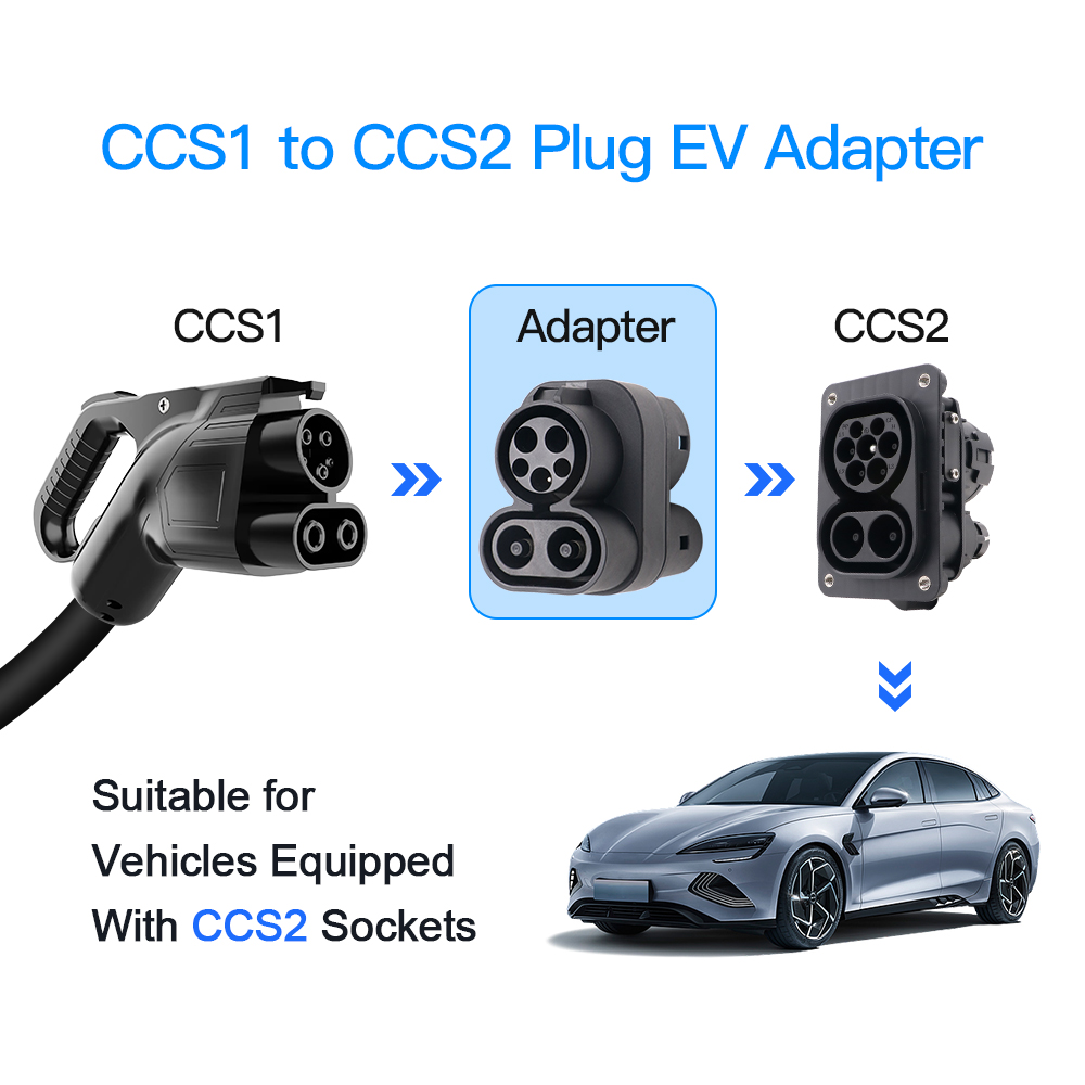Kolanky 250A CCS1 - CCS2 EV Şa - Ccs2 To Ccs1 Fast Charge Adapter 250Kw incelemesi ve fiyatı