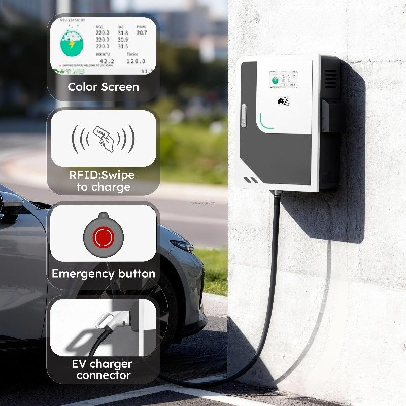 PENODA 30kw 40kw Ocpp 4G WIFI  - Dc Fast Charger 30Kw Wallbox Commercial incelemesi ve fiyatı