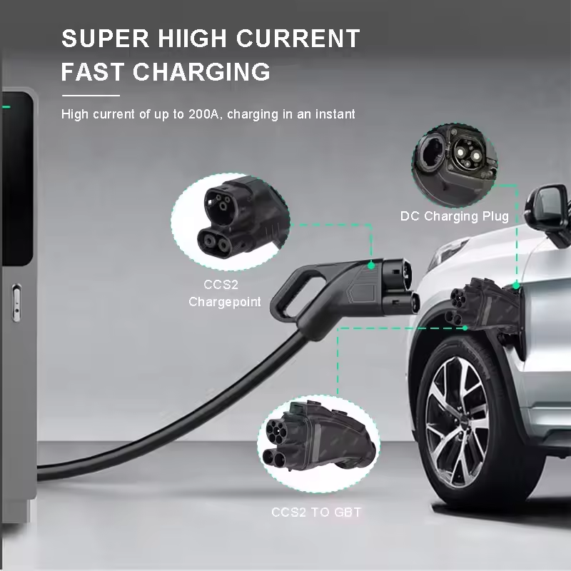 DC CCS2 - GB/T Adaptör Kombosu - Gb/T To Ccs2 200A Fast Charging Adapter incelemesi ve fiyatı