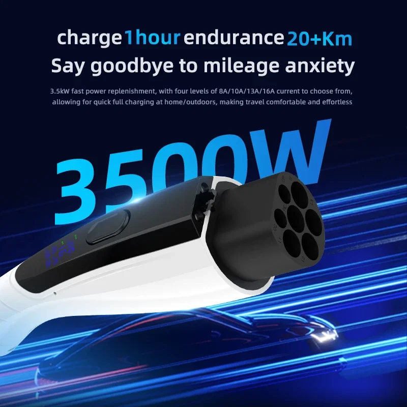 YENİ 3,5 kW 16A GB/T20234 EV T - Ev Charger Adapter incelemesi ve fiyatı
