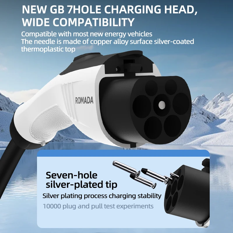 Elektrikli Araç için 7KW 32A E - Ev Charger Adapter incelemesi ve fiyatı