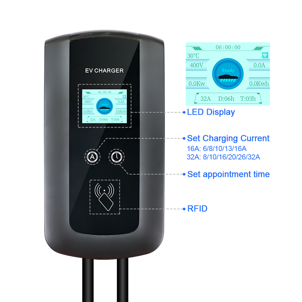 Kolanky 32A 7.2/22KW EV Şarj İ - Ev Charging Cable incelemesi ve fiyatı